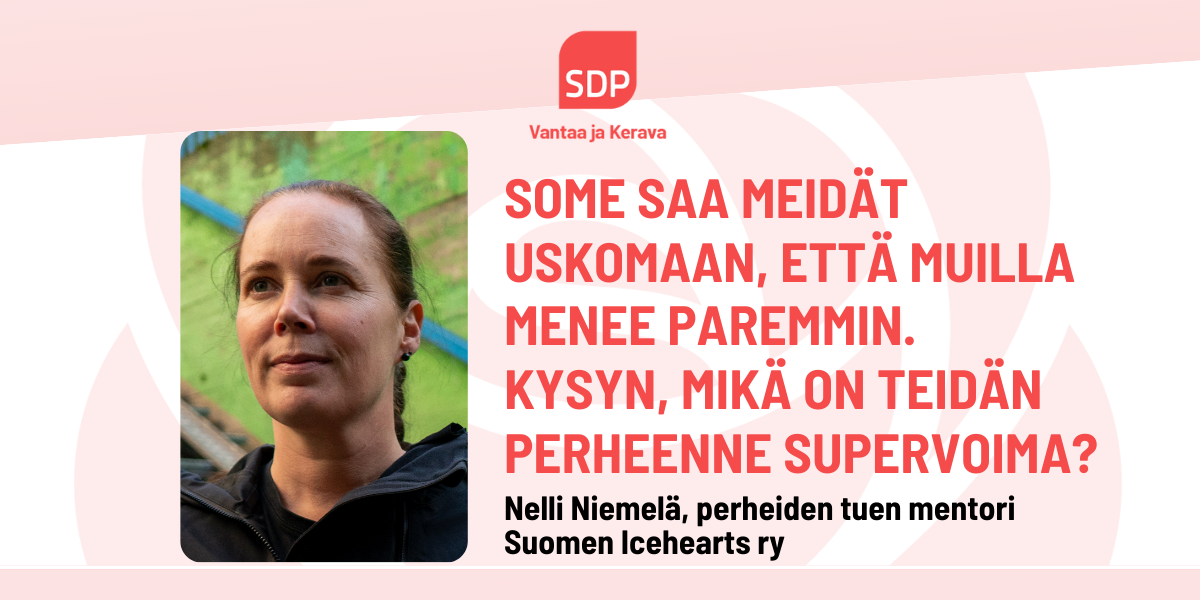 Hyvä meidän perhe! Täytyykö aina suorittaa vai riittääkö se mitä meillä on?