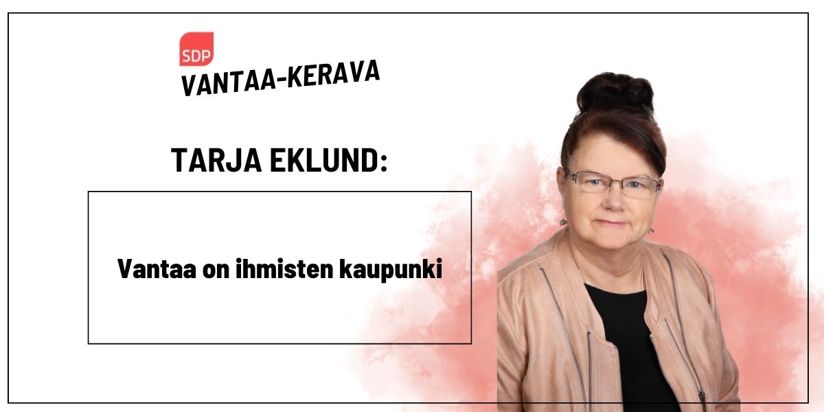 Vantaa on ihmisten kaupunki