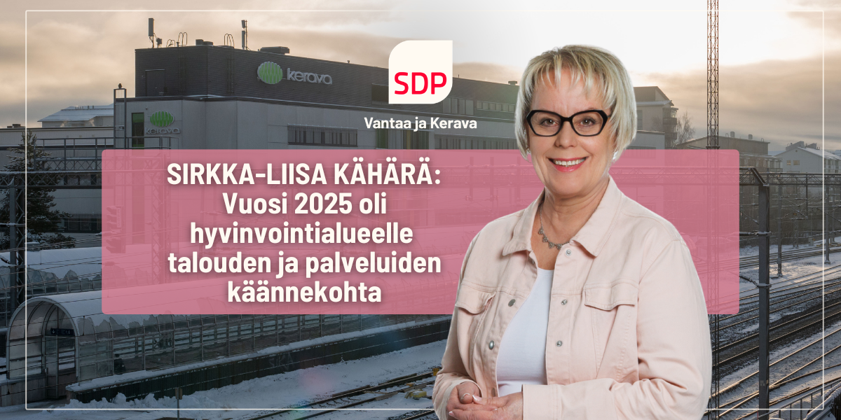 Sirkka-Liisa Kähärä: Vuosi 2025 oli hyvinvointialueelle talouden ja palveluiden käännekohta.