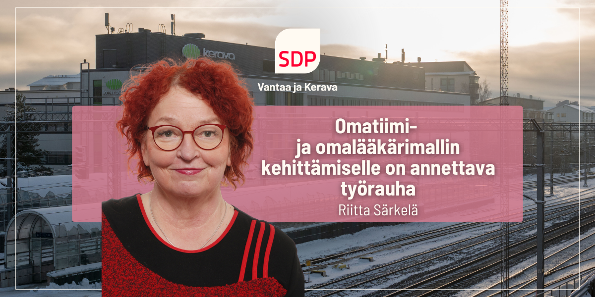 Omatiimi- ja omalääkärimallin kehittämiselle on annettava työrauha