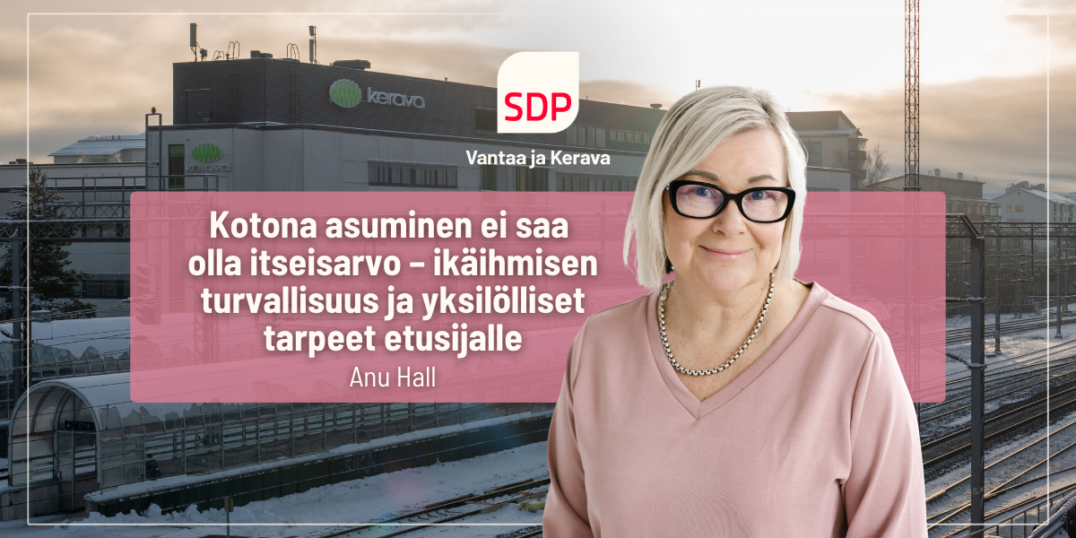 Kotona asuminen ei saa olla itseisarvo – ikäihmisen turvallisuus ja yksilölliset tarpeet etusijalle